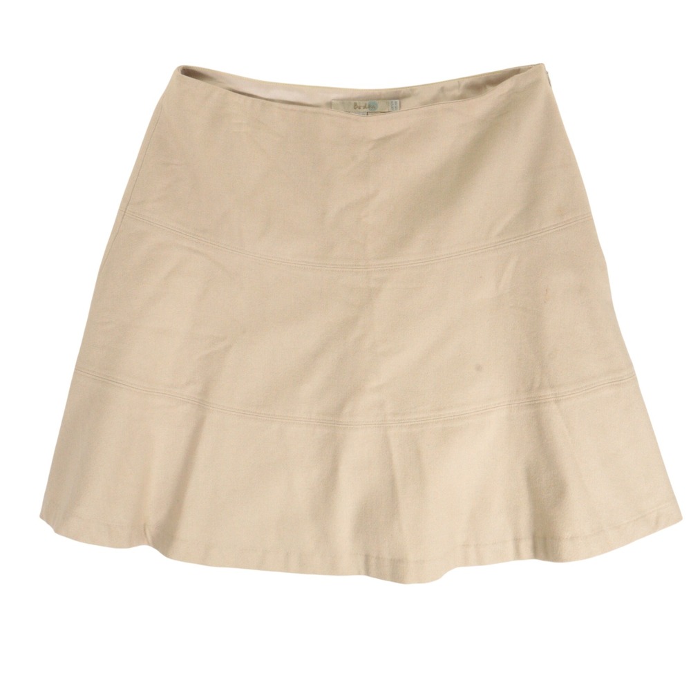 Boden Skirt Women 8 A-Line Mini Tan Wool Blend Lined Professional Career Work